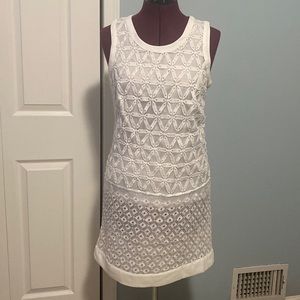 Laundry by Shelli Segal white dress